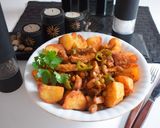 A picture of step 3 of "Porky feast".
