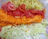 Foto del paso 2 de la receta: Ensalada de akusay, manzana y tomate