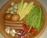 Foto langkah ke 1 dari resep Tumis Buncis & Jagung Muda.