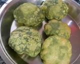 Masala palak poori served with aloo sabzi recipe step 3 photo