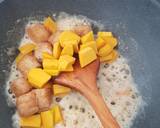 Pumpkin dry tofu with salted egg recipe step 2 photo
