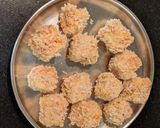 A picture of step 6 of Paneer popcorns with chilli garlic dip.