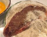 Foto del paso 6 de la receta Bistec apanado clásico (milanesa) con coliflor granulada