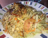 Foto del paso 4 de la receta: Arroz con pollo y ensalada