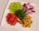 Hình bước làm 2 của món Creamy Pasta Salad& Bacon