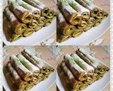Foto langkah ke 7 dari resep 🍞 Roti Pandan isi Blueberry Cekelat #Dapur Fitri 🍞.