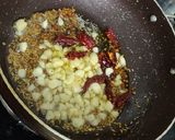 A picture of step 1 of Thakali Thokku.