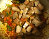 A picture of step 5 of Jackfruit Pulao.