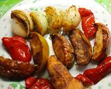 Foto del paso 4 de la receta: Manzanas, cebollas y morrón al orégano 🍏🍎🧅🌶️🍏🍎🧅🌶️