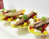 Foto del paso 4 de la receta: Endibias rellenas en ensalada con caballa del sur