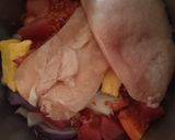 A picture of step 1 of Red Lentil Soup.