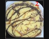 A picture of step 3 of Layered Ice cream Cake #sahdessert.