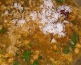A picture of step 2 of Moonga gathi.