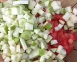 Une image de l'étape 1 de Tartare de tomates.