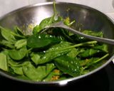 A picture of step 2 of Mung Bean And Spinach.