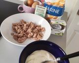 Une image de l'étape 1 de Muffins salés Thon/Boursin.