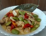 Foto langkah ke 9 dari resep Tahu,tempe,petai kuah santan.