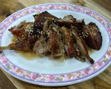 Hình bước làm 5 của món Vịt chiên sốt me