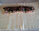 Tésztabundában sült rakott csirkemell #medvehagyma recept fázis 13 fotója