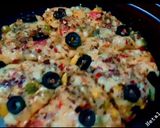 મેયોનિઝ પાસ્તા પિઝા(Mayonnaise pasta pizza recipe in Gujarati) રેસીપી સ્ટેપ8ફોટો