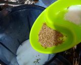 A picture of step 3 of Kachi lassi.