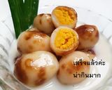 รูปขั้นตอนการทำที่ 17 ของ แสร้งว่า ไข่นกกระทา บัวลอย