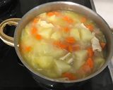 A picture of step 3 of Japanese Curry.