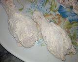A picture of step 5 of KFC style fried chicken.
