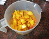 Foto del paso 3 de la receta: Batido de papaya, nectarina y zumo de naranja