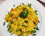 Foto del paso 8 de la receta: Arroz al azafrán con un toque de vino blanco