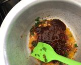 A picture of step 3 of Fries in Garlic dhania Barbecue sauce.