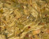 A picture of step 1 of Tijuanas enchiladas.