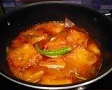 A picture of step 9 of Besan Curry.