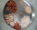 A picture of step 3 of Stuffed Rava Atta Modak Cookies.