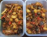 Foto langkah ke 6 dari resep Sambal Goreng Kentang Hati.