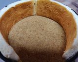 A picture of step 7 of Leopard cheese cake.
