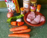 Foto del paso 1 de la receta Hélices con ragú de pollo
