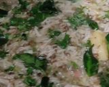 A picture of step 5 of Dal Masoor pulao.