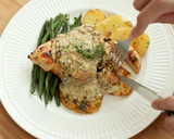 Foto langkah ke 9 dari resep Grilled Chicken with Mushroom Sauce Devina Hermawan.