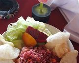 Foto langkah ke 4 dari resep Nasi goreng buah naga.