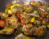 A picture of step 13 of Chilli Garlic Prawns.