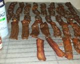 A picture of step 7 of Chocolate covered bacon .