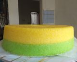 Foto langkah ke 6 dari resep Cake Kukus Lapis Singkong.