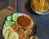 Foto langkah ke 3 dari resep Nasi Goreng Rendang.