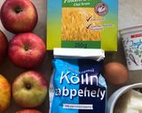 Almás-zabpelyhes fitt süti recept fázis 1 fotója