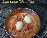 Foto langkah ke 5 dari resep Sayur Krecek Tahu & Telur.