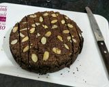 Hình bước làm 4 của món Bánh mì chuối yến mạch cacao bằng nckd