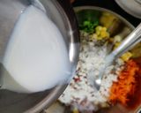 A picture of step 2 of Corn fritters.