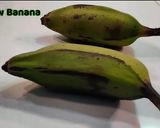A picture of step 1 of Raw Banana Chaat.