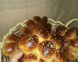 صورة لخطوة 3 من وصفة خبز دار على شكل ورود خبز راقي رووعة 🥖👍😋